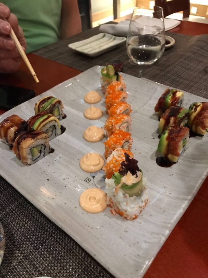 El sushi del japo 'Miyama', una necesidad. Foto: Úrsula Corberó.