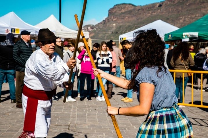 Muestra de deportes tradicionales en Tejada