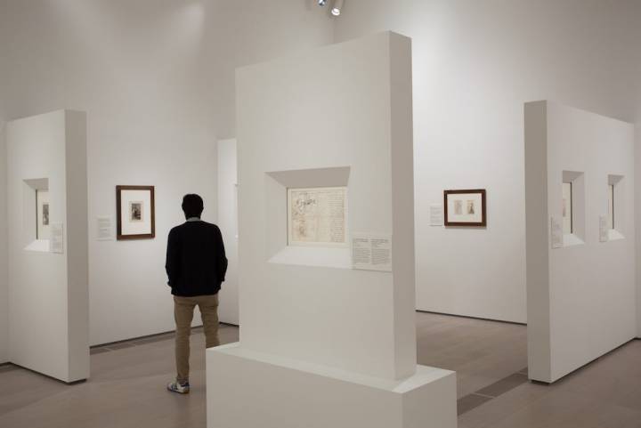 Exposición 'Ligereza y Atrevimiento' de dibujos de Goya en el Centro Botín. Foto: Vicente Paredes.