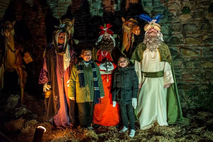 La visita a los Reyes Magos de Oriente, una de las paradas más ilusionantes para los más pequeños.