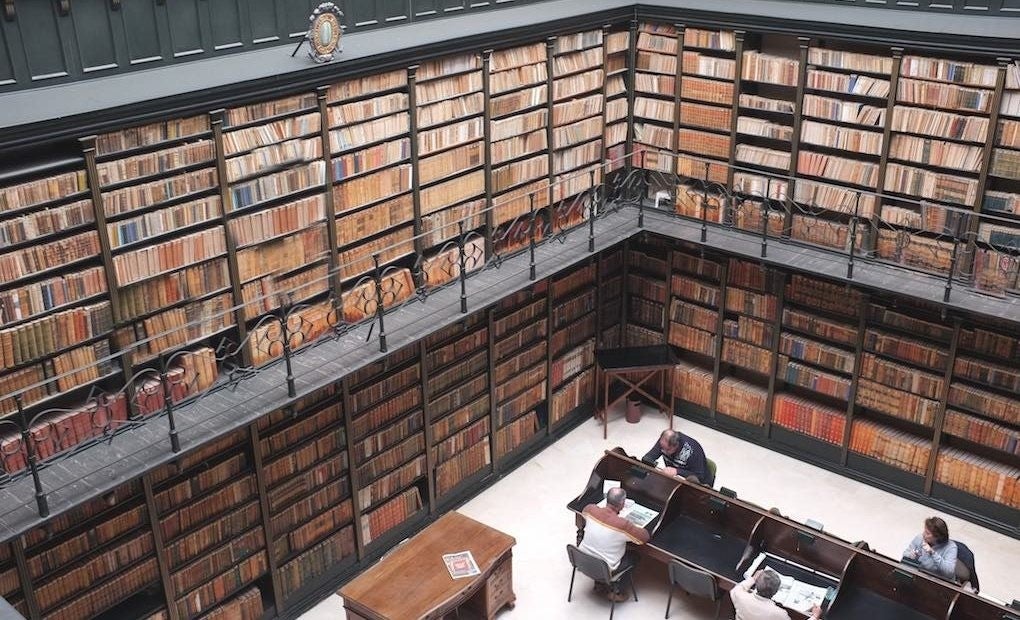 Sala de investigadores de la Biblioteca Archivo Municipal de Jerez. Foto: cedida.