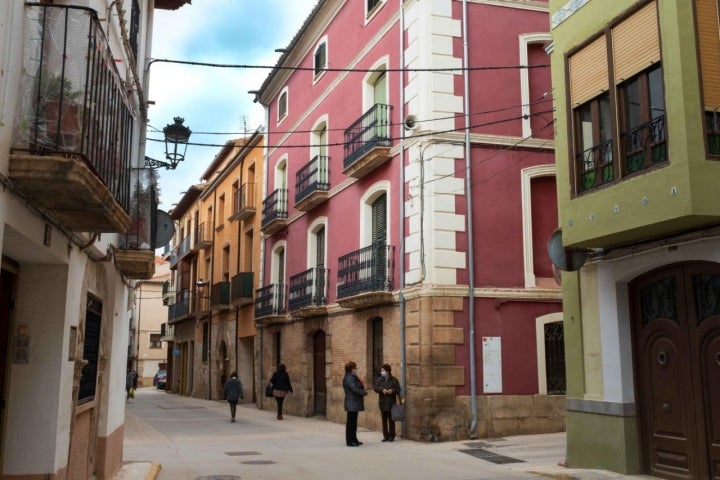 Calanda 2021: calles del pueblo de Calanda