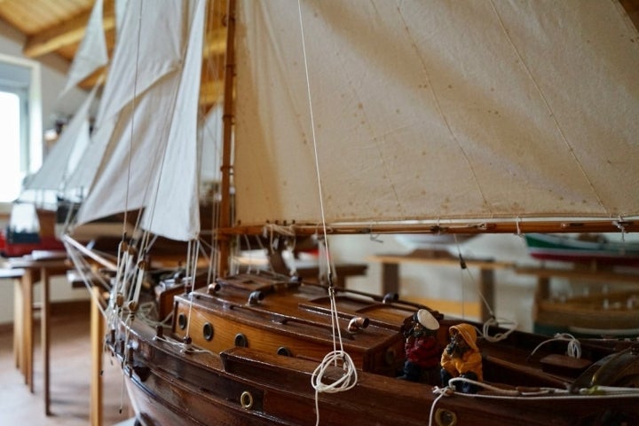 Los barcos del museo son réplicas de los que se construyeron en el astillero durante décadas.