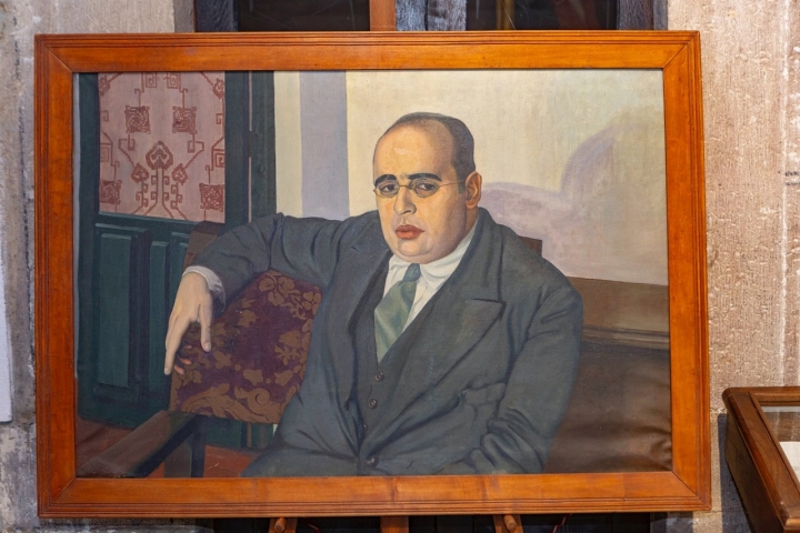 Retrato de José María de Cossío, obra de su hermano Mariano.