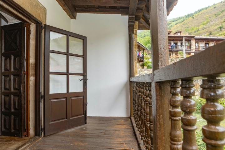 Balcones de la Casona de Tudanca de Cossío.