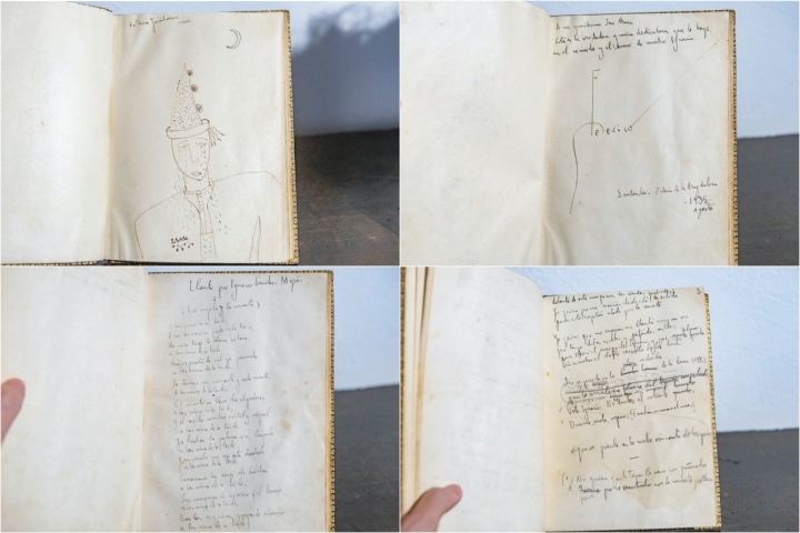 Manuscrito de 'Llanto por la muerte de Ignacio Sánchez Mejía's de Federico García Lorca