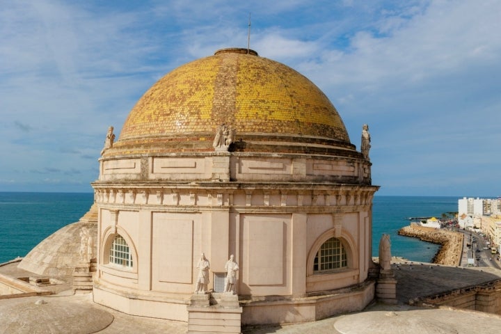 La cúpula dorada de la catedral