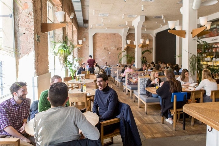 Ambiente del local en la Ciudad Condal.