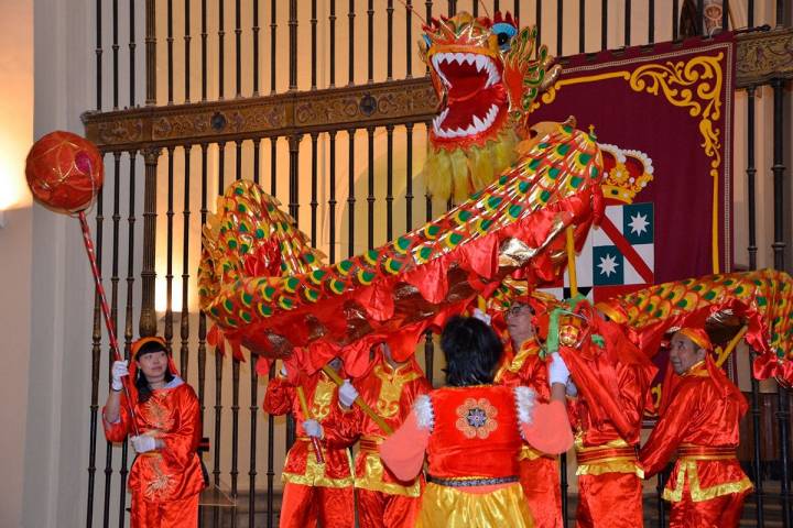 La Mancha no se queda atrás en el festejo chino. Foto: Instituto Confucio de la Universidad de Castilla-La Mancha.