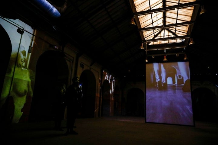 Sala de la exposición de Bernardi Roig.