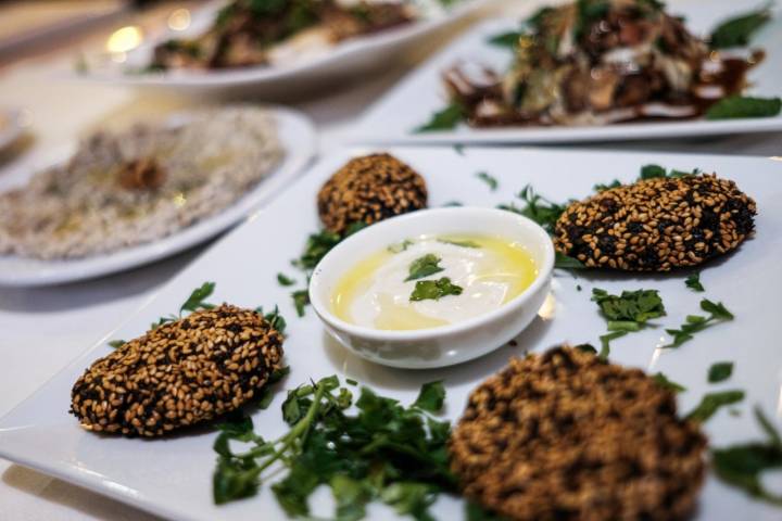 Platos del restaurante egipcio 'Samara'