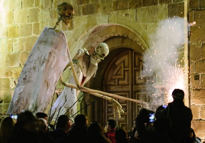 El ritual soriano está inspirada en la leyenda 'El monte de las ánimas', de Bécquer. Foto: Concha Ortega