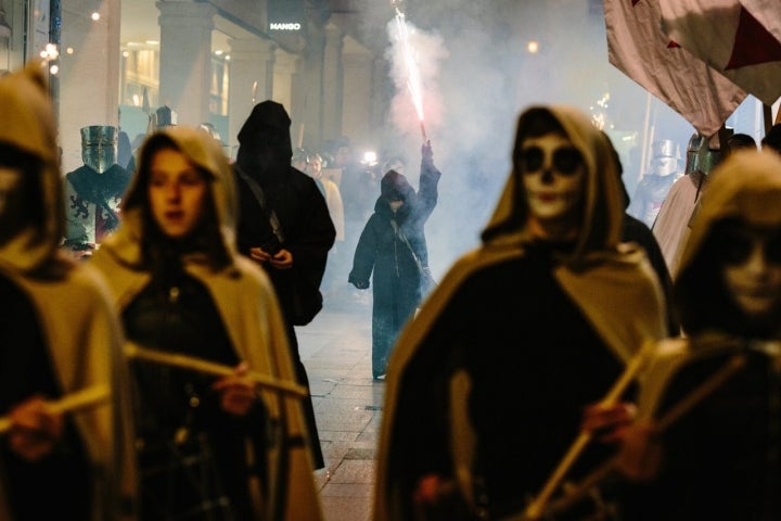 Los organizadores de la cita son los miembros de la Asociación de Amigos de las Ánimas. Foto: Concha Ortega.