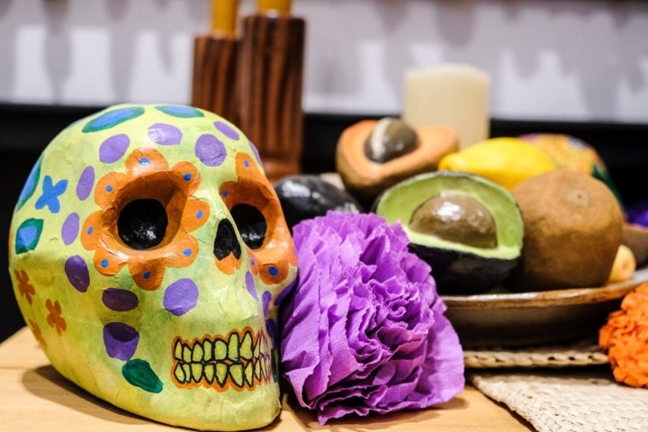 Flores cempasúchil Día Muertos