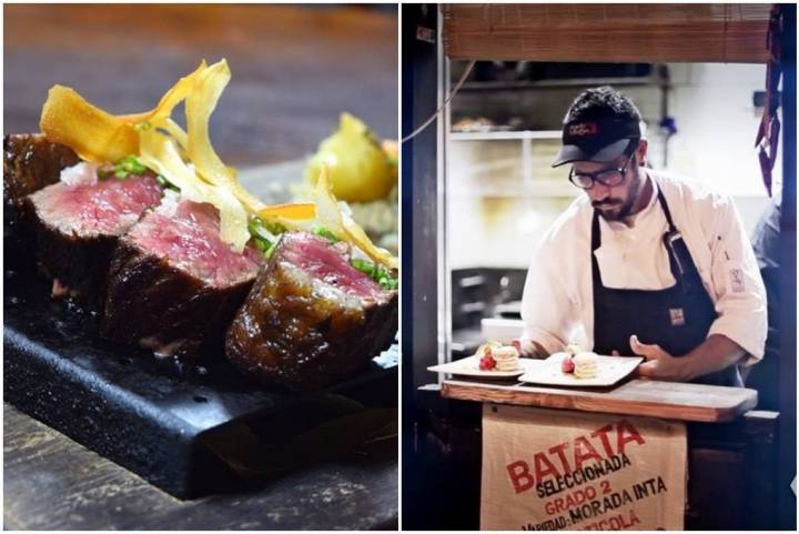 Tataki de atún en 'Dando la Brasa', con dos restaurantes, en Getxo y en Bilbao La Vieja. Foto: Dando la Brasa.