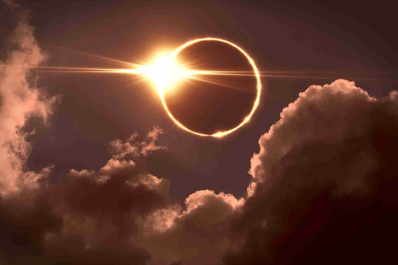 Eclipse total de sol.