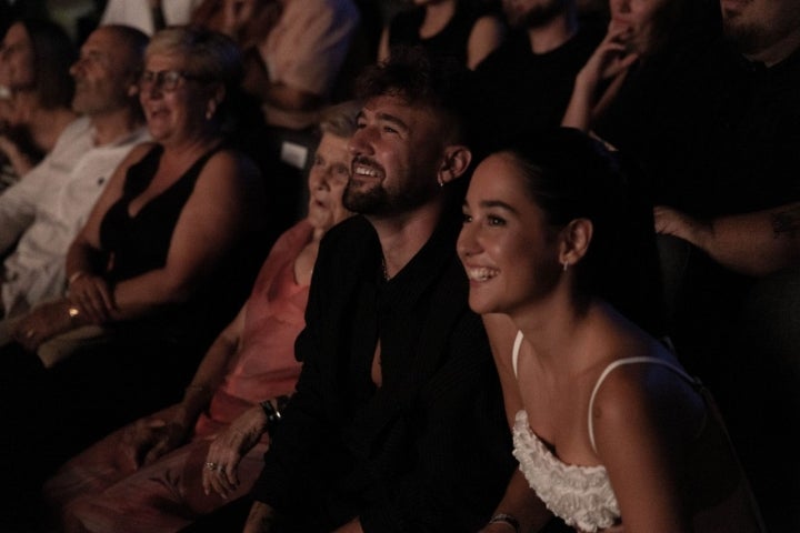 Dani Fernández y Yarea Guillén en la platea