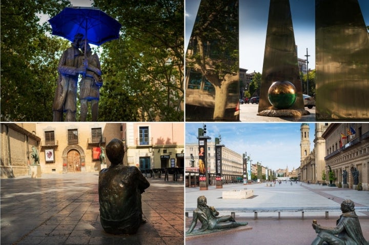 Paseo por Zaragoza: esculturas