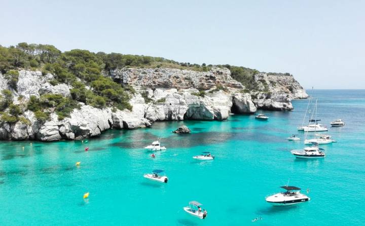 Playa de Macarella, Menorca.