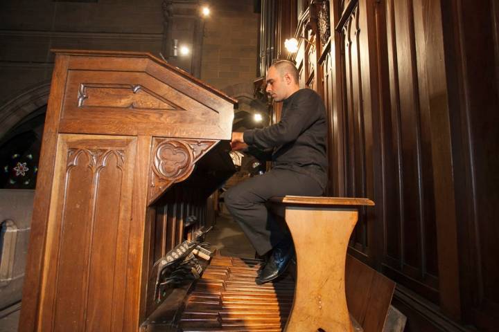 Bach recorría 300 km por ver a su organista favorito. Aquí De la Rubia en Torrelavega.