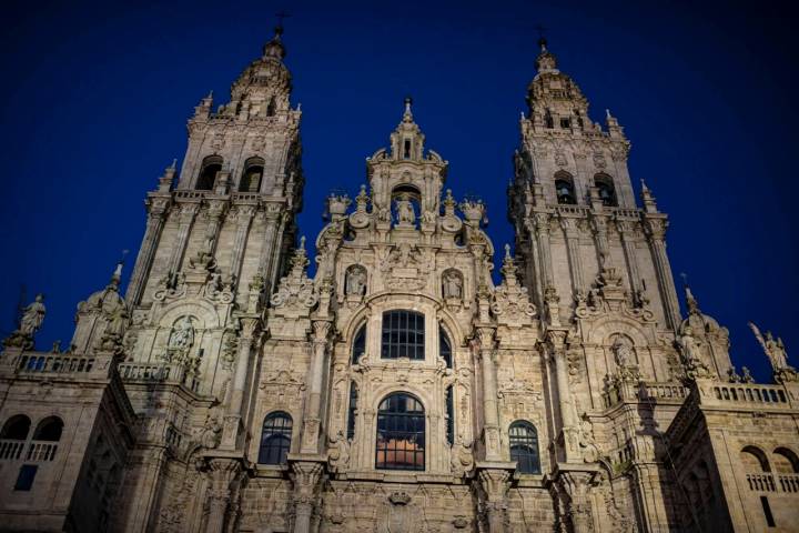 La catedral de Santiago el pasado mayo, sin andamios tras ocho años.