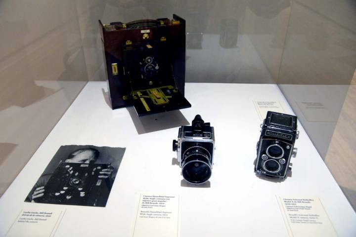 Las cámaras del artista.