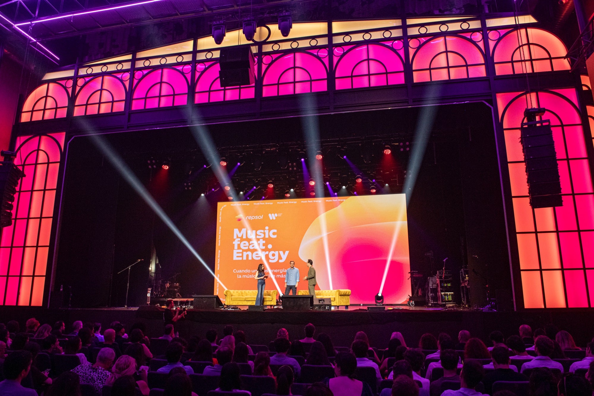 En el escenario del Gran Teatro CaixaBank Príncipe Pío.