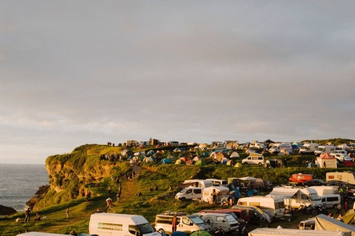 Festival Motorbeach: recinto en el Cantábrico