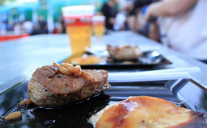 Así se come en el Festival de los Sentidos, en La Roda, Albacete. Foto: Festival de los Sentidos.