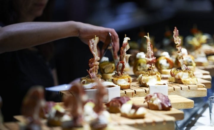 Pintxos de Saburdi. Foto: Erredehierro, Ayto. de Vitoria.