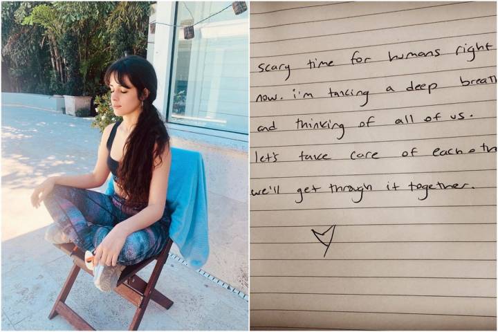 Camila Cabello también comparte sus reflexiones. Foto: Instagram Camila Cabello.
