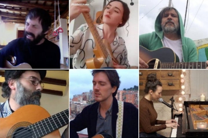 Artistas participantes de #VidaAtHome