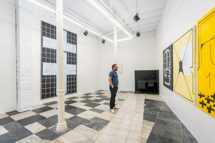 Una de las salas de la galería Barrera Baldán de Sevilla