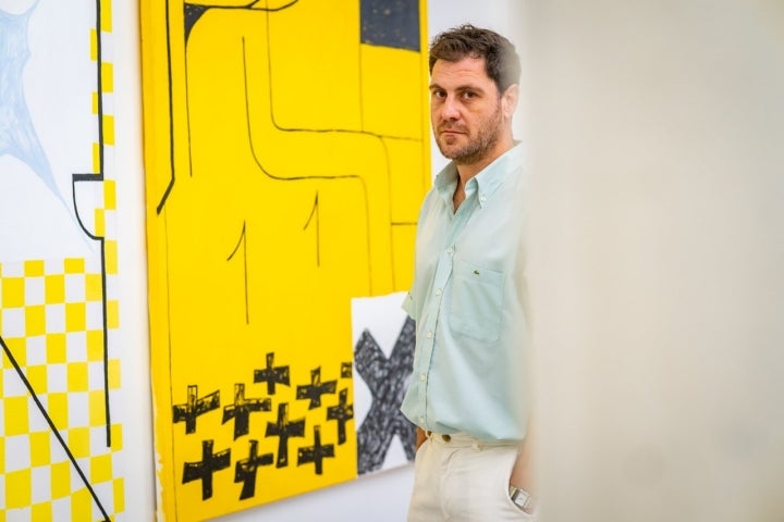 Jesús Barrera, copropietario de la galería de arte Barrera Baldán de Sevilla