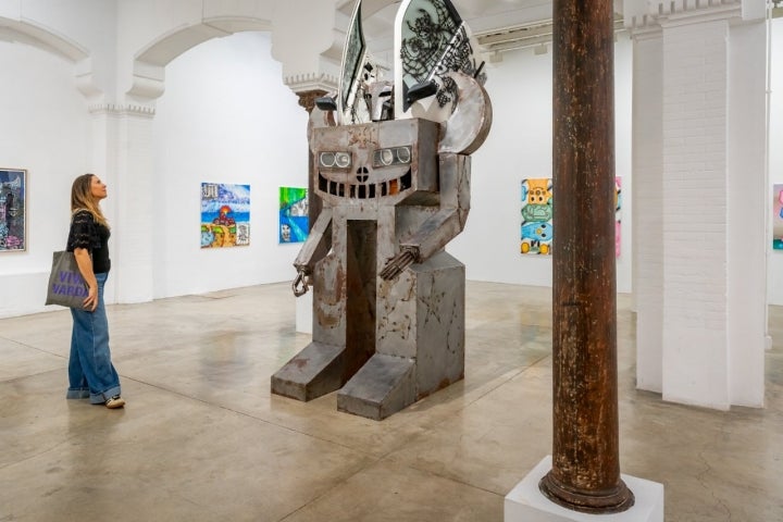 Una de las obras expuestas en la galería de arte Delimbo de Sevilla