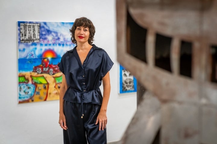 Laura Calvarro, propietaria junto a Seleka Muñoz, de la galería Delimbo