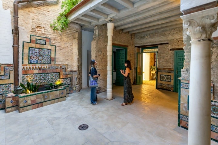 Sala de la galería Espacio Derivado de Sevilla