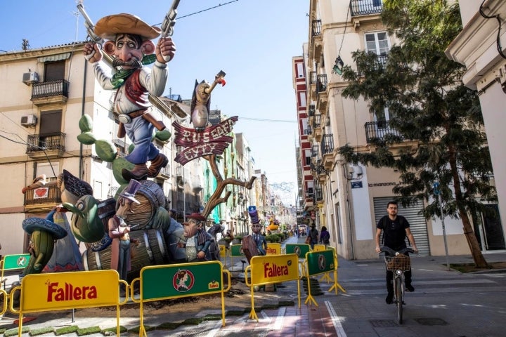 Ciclista Fallas