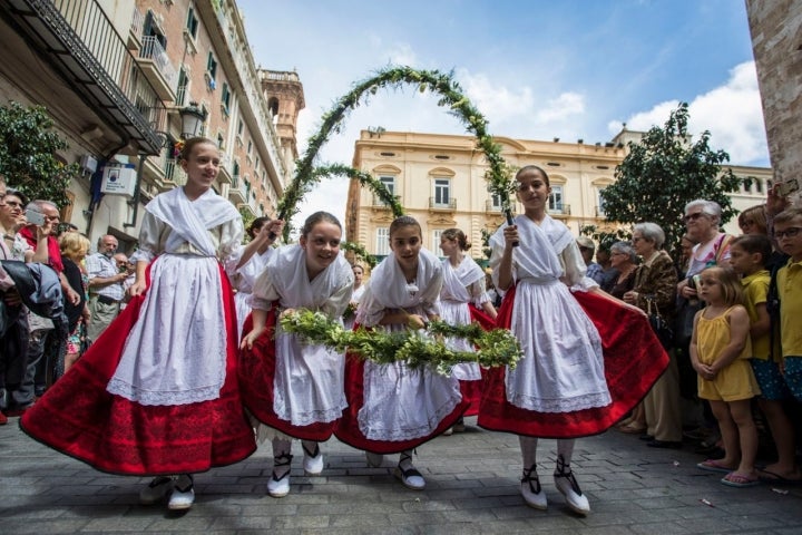 danza arquets niñas corpus valencia