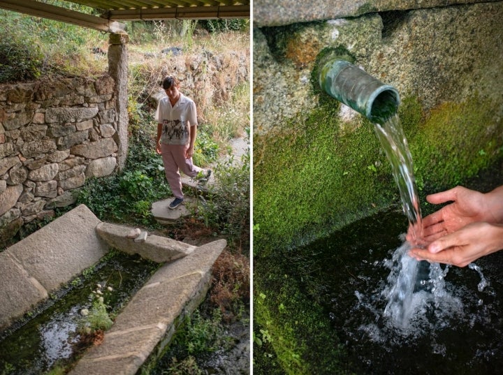 Lavadoiro en la aldea de Noal (Porto do Son)