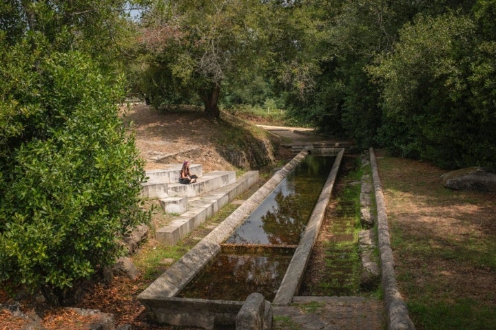 Lavadoiro de Artes en el Concello de Ribeira