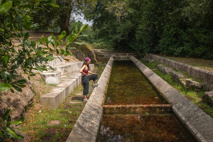 Lavadoiro de Artes en el Concello de Ribeira