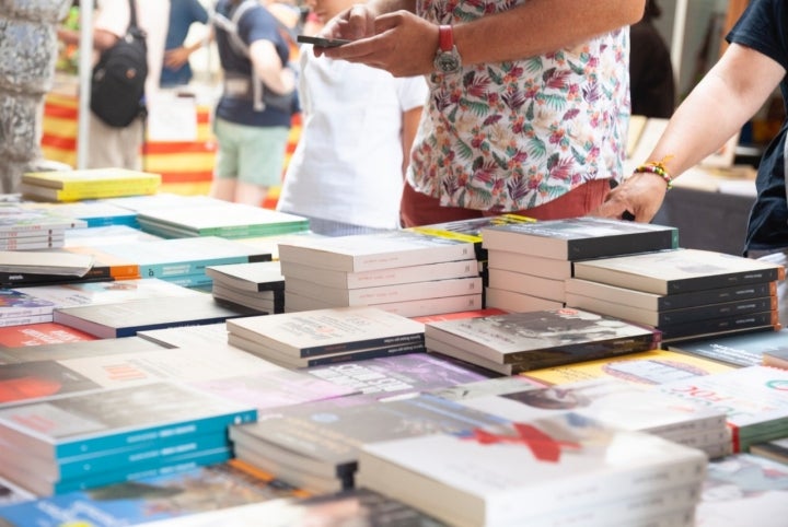 Sant Jordi en Barcelona - Libros.