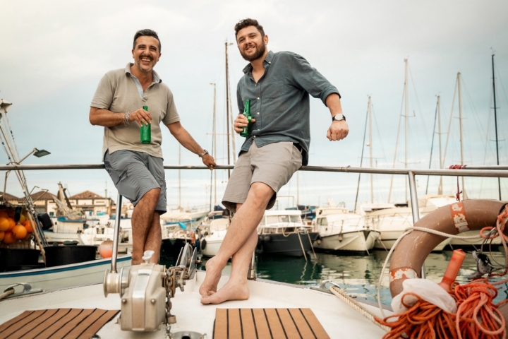 Bermudas de corte sastre para el club náutico.