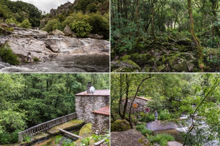 Camino Portugués por la Costa: Cascada de Segade en Caldas de Reis