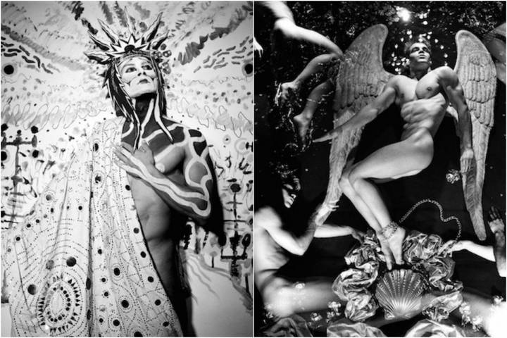 Dos de las obras de Steven Arnold de la exposición 'Revelations'. Fotos: Espacio Mínimo.