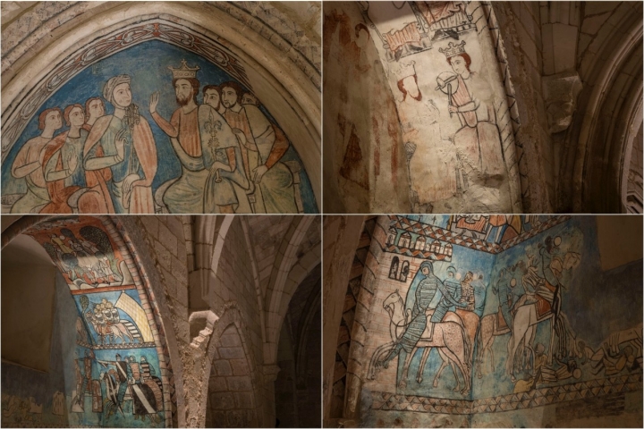 Pinturas murales en el Monasterio de Santa María de Valbuena (Valladolid)