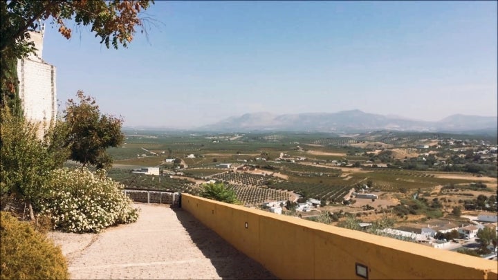 Las vistas desde lo alto del pueblo