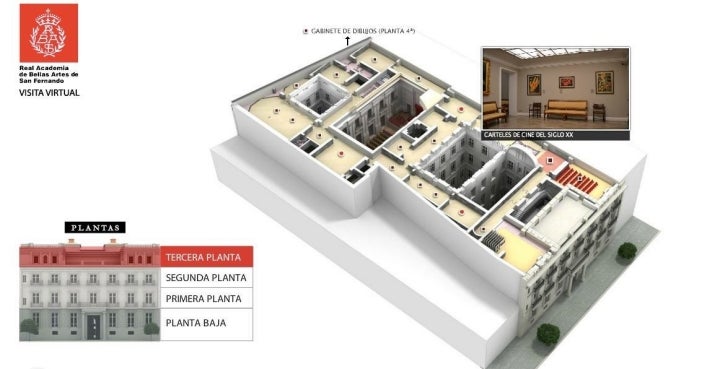 Web de la Real Academia de Bellas Artes de San Fernando