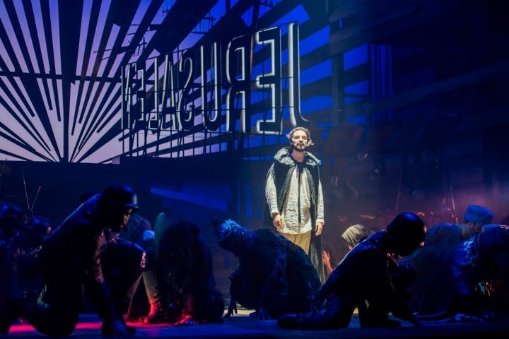 Jesucristo, el primer 'influencer' de la historia, en '33 El Musical'. Foto: White Kite Producciones.